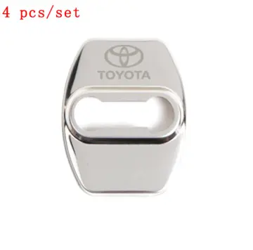1pc Stainless Steel Car Door Lock Protector Cover Trim Car Styling