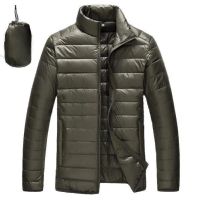 CODDian Zhen Ultralight Down Jackets Mens Collar Light Thin Autumn Winter Solid Casual Coat