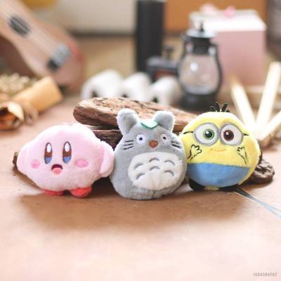 กระเป๋าใส่เหรียญ หูฟัง จี้ตุ๊กตาการ์ตูนมินเนี่ยน Kirby Totoro น่ารัก สําหรับเด็กผู้หญิง