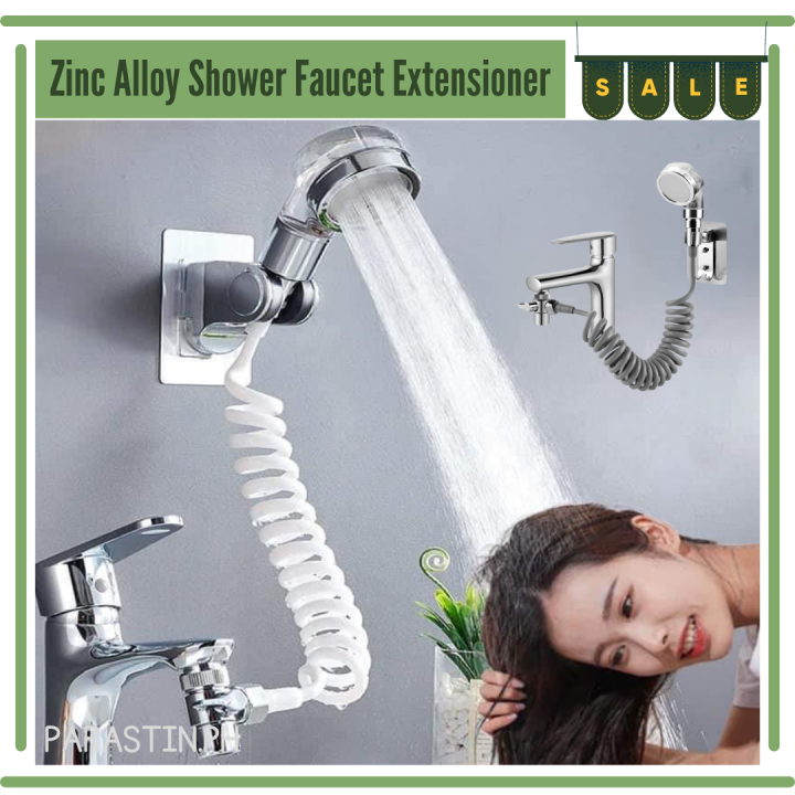 Zinc Alloy Shower Faucet Extensioner Handheld Small Shower Nozzle Set