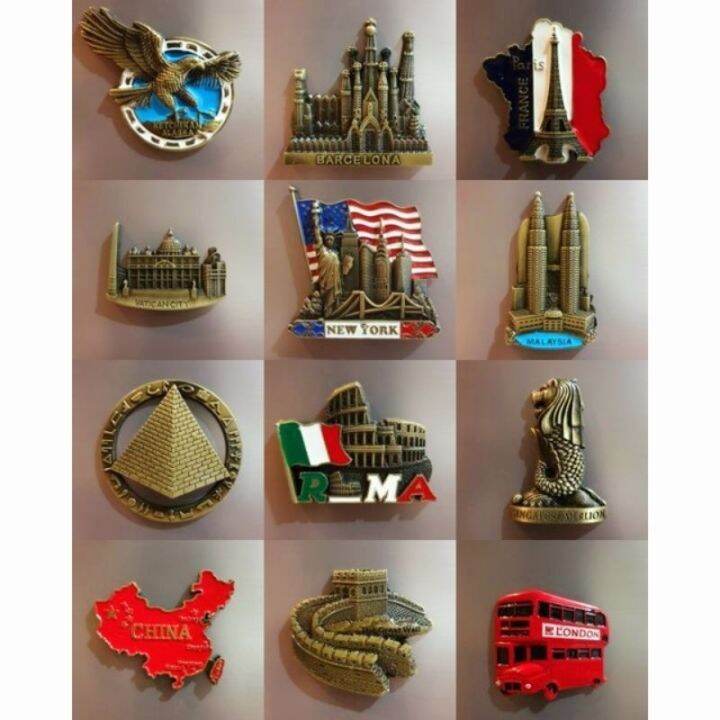 Countries and Landmarks Ref Magnets List 3 | Lazada PH