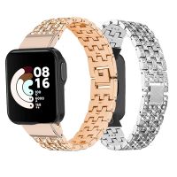 ۞▫ Metal Crystal Diamond Band for Xiaomi Mi Watch Lite Bracelet Wristband woman Strap for Mi Watch Lite 2 Smart watch Accessories