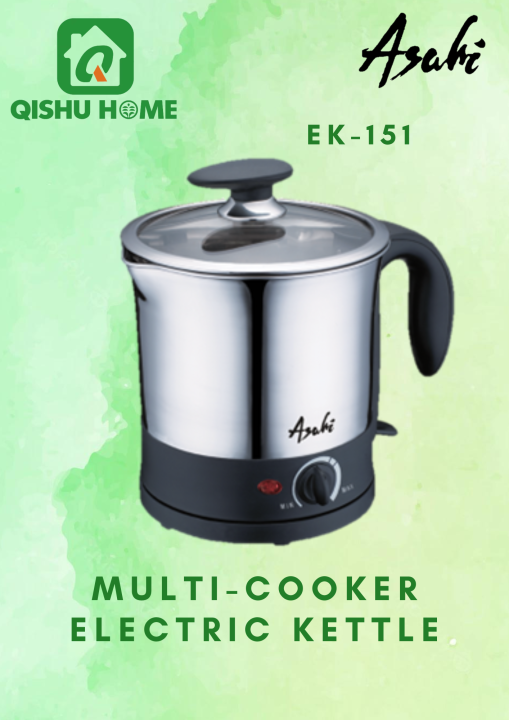 Asahi MultiCooker Electric Kettle EK151 Lazada PH