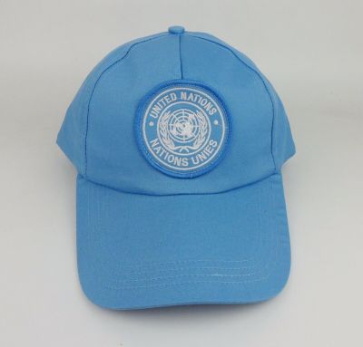 Tomwang2012. UNITED NATIONS PEACEKEEPING OPERATIONS หมวกเบสบอลหมวก DPKO สำหรับ56-61cm82915