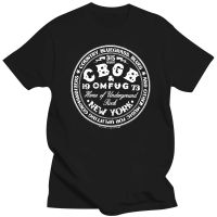 เสื้อยืดผู้ชาย Cbgb วงกลม Cbgb X เสื้อยืดผ้าฝ้าย100% สีดำขนาดใหญ่ฤดูร้อนท็อปส์ซูคอรอบใหม่ขายส่งราคาถูก