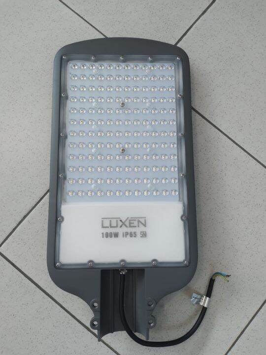 LUXEN LAMPU PJU 100W 100 WATT CAHAYA PUTIH 6500K STREET LIGHT SNI ...