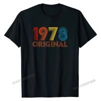 40Th Birthday Gift Vintage 1978 Tshirt For Men And Cotton Shirts Printed On Funny Gift T Shirts