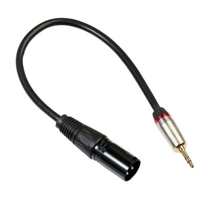 3.5mm to XLR 0.3m 3 Pin 3.5mm to XLR Male Stereo Plug HIFI Shielded 3.5 to XLR Male Converter Audio Adapter Cable Microphone Mic Connector Durable efficiently