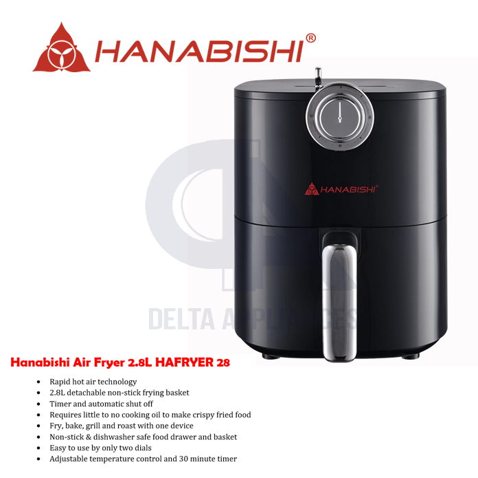 Hanabishi HAFRYER 28 Air Fryer Lazada PH