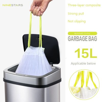 ▲☄☜ For Xiaomi Ninestars Garbage Bags Solid and Thick Plastic Bags Shoelace Garbage Bags Bedroom and Kitchen Garbage Mijia