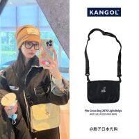 ✽ஐ◄ Spot Keiko Japan buys KANGOL kangaroo Korean net red white deer with the same style single shoulder Messenger envelope bag embroidery logo