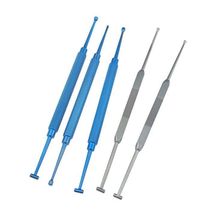 New Straight/Curved/ With Hole Double-Ended Scleral Depressor Stainless ...