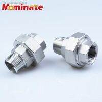 ✒┋ 1Pcs Stainless Steel 304 BSPT 1/4 3/8 1/2 3/4 1 2 Male To Female Threaded Union Cast Live Connection Pipe Fitting