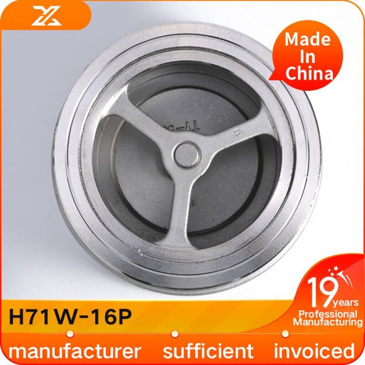 304-stainless-steel-h71w-check-valve-wafer-check-valve-check-valve-dn20-25-50-65-80-100-clamps