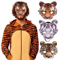 Halloween 3D Tiger Pig Animal Mask Masquerade Party Cosplay Costume Accessories Props Unisex Animals Half Face Masks