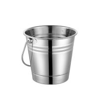 Drinks Cooler Portable Outdoor Non Slip Bar Ice Bucket Stainless Steel With Handles Champagne Wine Restaurant Easy Clean