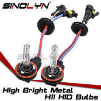 Sinolyn H11 HID Lamp Xenon Light Bulbs For Fog Lights Headlight Lenses Replace Car Accessories Tuning 3000K 5500K 6000K 12V 35W