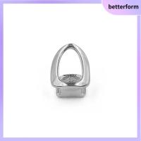 BETTERFORM 2Pcs ทันตกรรมท่อนบน โลหะสำหรับตกแต่ง ทันตกรรมท่อนบน เครื่องประดับฟันแท้ ห่วงฟันเดี่ยว แร็ปเปอร์ฮิปฮอป กลวงออก