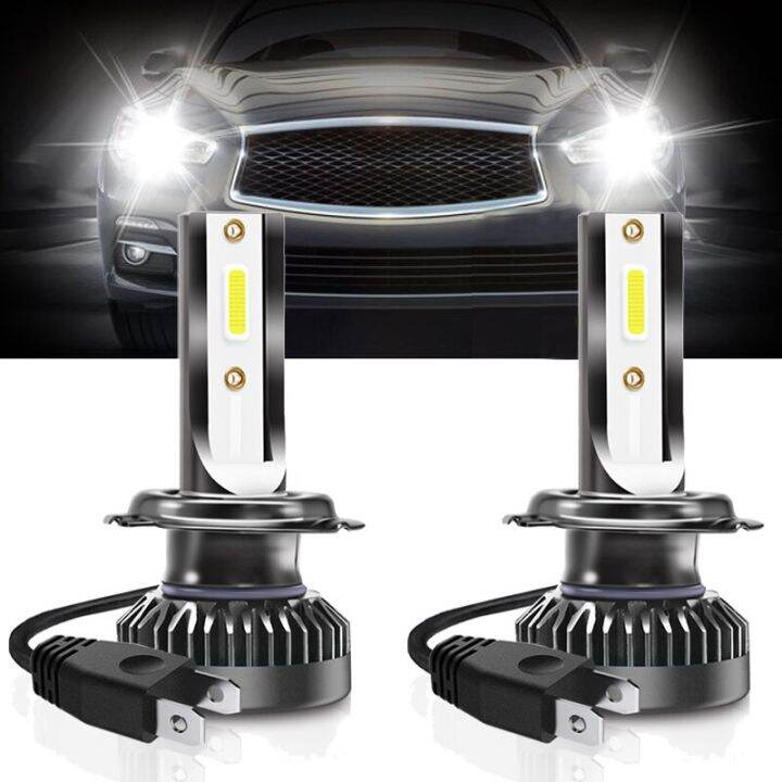 หลอดไฟ-headlights12v-h7ไฟ-led-สำหรับรถยนต์-40w-ไฟตัดหมอกรถยนต์6000k-ไฟหน้า8000lm-สีขาวปลอดภัยลำแสงต่ำชุดสว่างเป็นพิเศษ