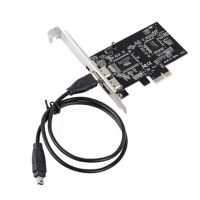 1394a PCI  Adapter PCI-E 1394 for Video Capture Card PCIE 1394a Expansion Adapters Cables