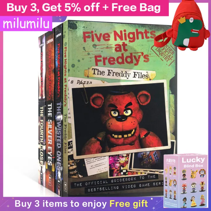 Milumilu 4pcs Five Nights At Freddys The Silver Eyestwisted Onesfourth Closet Original English