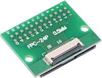 Keszoox FFC FPC 24 Pin 0.5mm 1mm Pitch to DIP 2.0mm PCB Converter Board Couple Extend Adapter