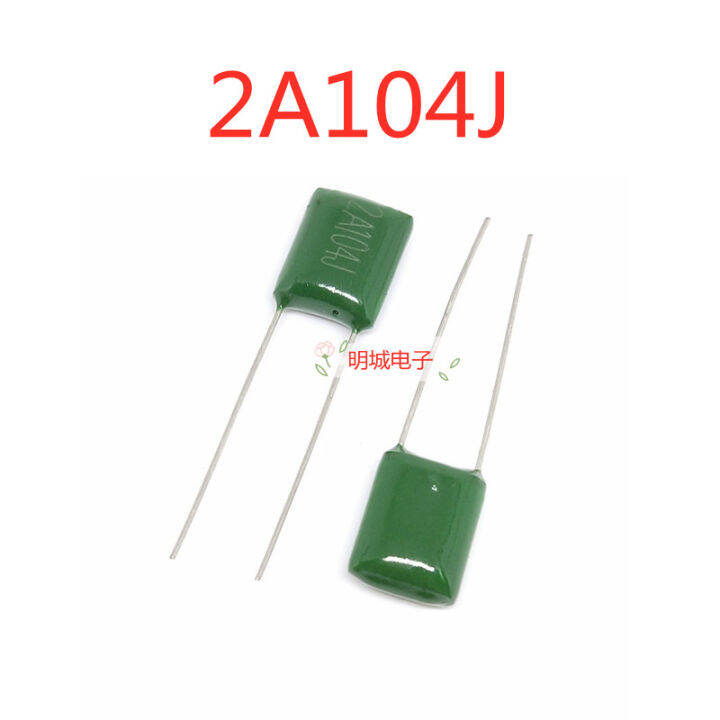 100pcs 2A104J polyester capacitor 2A104 100V 0.1UF 100nF, if you cannot