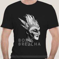 [ที่ขายดีที่สุด] Boris Brejcha หน้ากากเสื้อยืดผู้ชายแขนสั้นผ้าฝ้ายเสื้อยืดแฟชั่นเสื้อยืดท็อปส์เสื้อผ้า