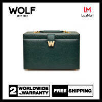 กล่องหมุน กล่องนาฬิกา WOLF1834 รุ่น CASSANDRA JEWELRY BOX (GREEN)