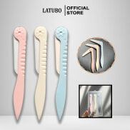 Bộ ba dao cạo lông mày LATUBO tỉa chân mày cao cấp chuyên dụng