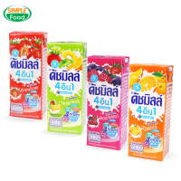 ดัชมิลล์ นมเปรี้ยว 4in1 นมเปรี้ยวดัชมิลล์ นมเปรี้ยวพร้อมดื่ม  นมเปรี้ยว Dutch Mill 180 มล. แพ็ค 4 กล่อง มี 4 รสชาติ Simplefood