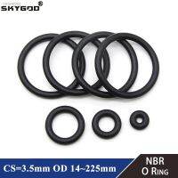 ▣❡▪ 10pcs NBR O Ring Seal Gasket Thickness CS 3.5mm OD 14 225mm Nitrile Butadiene Rubber Spacer Oil Resistance Washer Round Shape