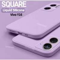 เคสป้องกันน้ำทรงสี่เหลี่ยม Y02s Y16 Vivo สำหรับ Vivo V27E V27 Y16 Y77 5G VivoY16 Y 16 77 16Y Vivo Y02S Y22 Y22S 4G 5G เคสซิลิโคนซิลิโคนโทรศัพท์นิ่มกันกระแทกฝาครอบหลัง