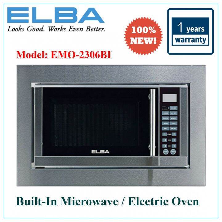 [AUTHORISED DEALER] ELBA EMO2306BI BuiltIn Microwave + Electric Oven