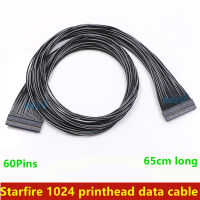 Pelarut Priter Startfire 1024 Kabel Data Printhead 60pin สำหรับพืช Warna Gongzheng Inkjet Pencetak 1024 Kepala Kabel