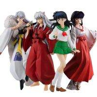 [AhQ ornaments] 20ซม. อะนิเมะ Inuyasha รูป Inuyasha Kikyō Sesshoumaru Higurashi Kagome PVC Action Figure ของเล่นสะสมของเล่นของขวัญ