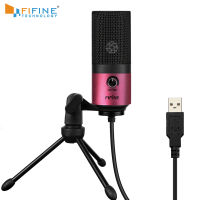 USB MIC Fifine Desktop Condenser Microphone for YouTube Videos Live Broadcast Online Meeting Skype suit for Windows Laptop k669