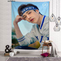 (ร้อน) kpop Chris Bang Tapestry ปรับแต่งโบฮีเมียนแขวนผนังพรม HD tapestries Art อุปกรณ์ตกแต่งบ้าน70x95c M