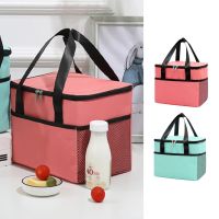 hot！【DT】❅  Multifunction Large Capacity Cooler Thermal Insulated Food Tote Purse Hot Office