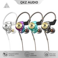 〖Undine earphone〗QKZ AK3ไฟล์ไฮไฟหูฟังหูฟังแบบมีสายพร้อมไมโครโฟนเสียงยกเลิกชุดหูฟังเพลงตรวจสอบเบสหูฟังกีฬาเล่นเกม