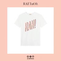 [RAFTnCO.] Rollin Rah T-shirt เสื้อยืดคอกลมสกรีนลาย - สีขาว/White