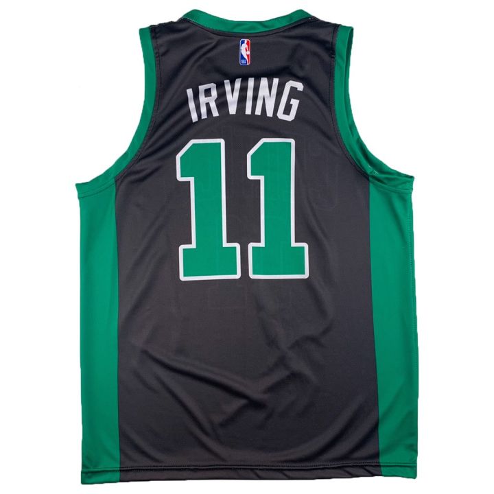 เสื้อกีฬาบาสเก็ตบอล-nba-jersey-kyrie-irving-boston-celtics-11-สีดํา-สีเขียว