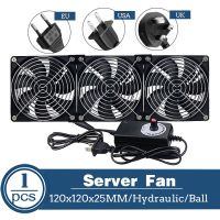 120mm 3000RPM Fan cooling With controller 12cm 12V 220V Btc Machine Chassis Workstation Cabinet Radiator Server fan