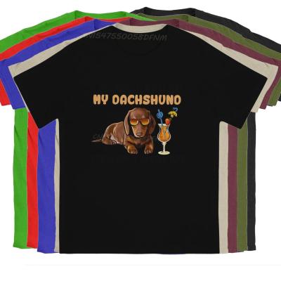 Vintage Dachshund Lover Design Special T Shirt Sausage Dog Leisure T-shirts Hot Sale T-shirt For Men Women