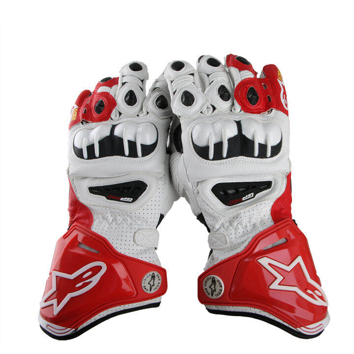 alpinestars-รถจักรยานยนต์รถมอเตอร์ไซด์แข่ง-motogp-pro-ใหม่หมวกขี่มอเตอร์ครอส-full-finger-ถุงมือยาว-hard-shell-หนังถุงมือขี่จักรยาน-s1-010405