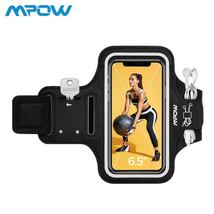 mpow-pa167-running-armband-for-galaxy-up-to-6-5-non-slip-breathable-phone-armband-with-key-amp-earphone-holder-adjustable-armband-for-running-walking-and-hiking