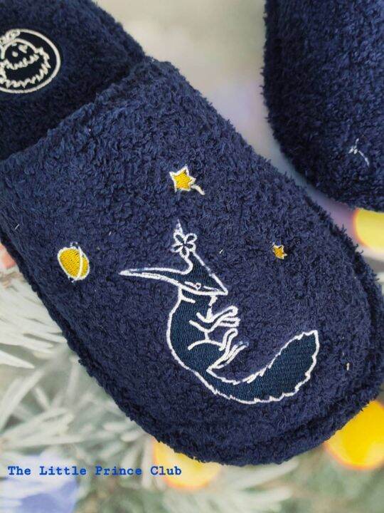 the-little-prince-slippers-รองเท้าสำหรับสวมใส่ในบ้าน-ลายปักเจ้าชายน้อย