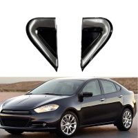 Car Chrome Front Window Triangle Plate Triangle Garnish Cover Panel Replacement Accessories for Dodge Dart 2012-2016 68083130AD 68083131AD