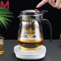 M KITCHEN กาน้ำชา กงชงชา กากรองชา กากรองใบชา แก้ว Tea pot ขนาด 500ml