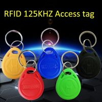 100pcs 125KHz TK4100 keyfobs RFID Tag Key Ring Proximity Token Access 8 Colors for RFID Tags Access control